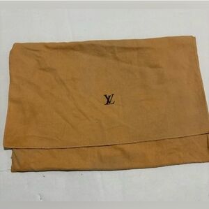 Louis Vuitton Tan Dust Bag with LV Logo